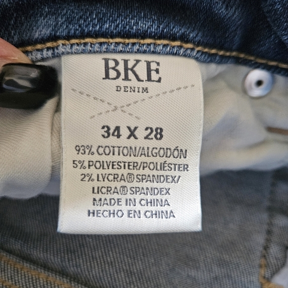 BKE Payton Cropped Straight Stretch Jean 34x28 - Picture 7 of 9